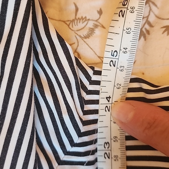 Ralph Lauren Classic Fit Long Sleeved Striped Shirt Blue White 16-32/33 - Picture 12 of 14